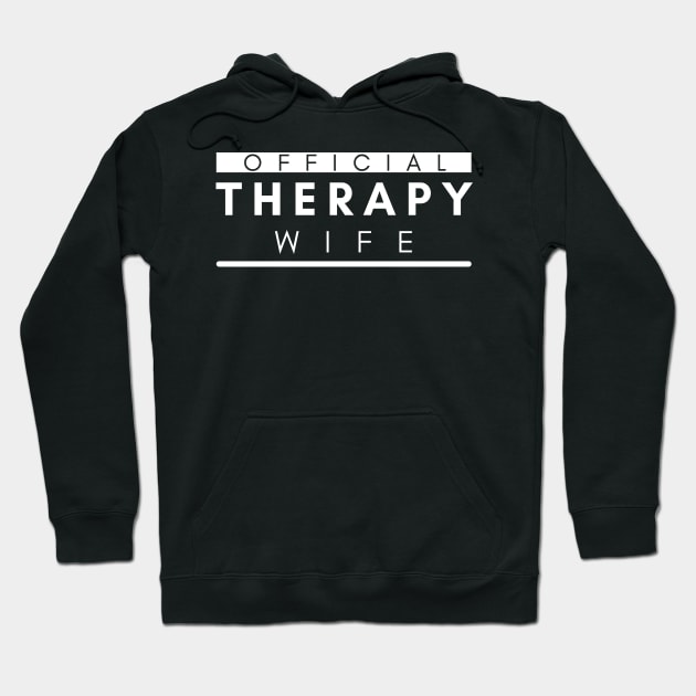 Official Therapy Wife Hoodie by SnarkSharks